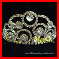 Fashion gold design diamond bridal tiara